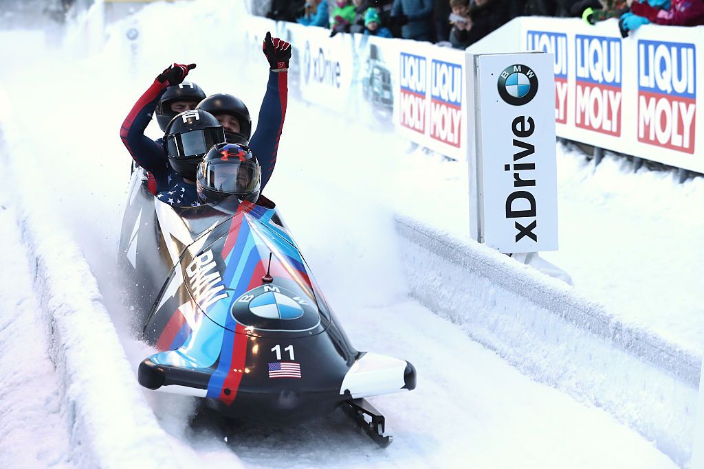 Bobsledder Steven Holcomb