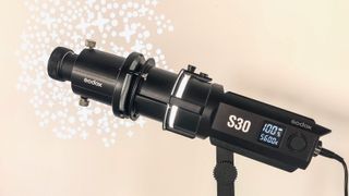 Godox S30 with SA-P Projection Attachment