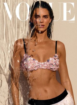 Kendall Jenner on the cover of Vogue