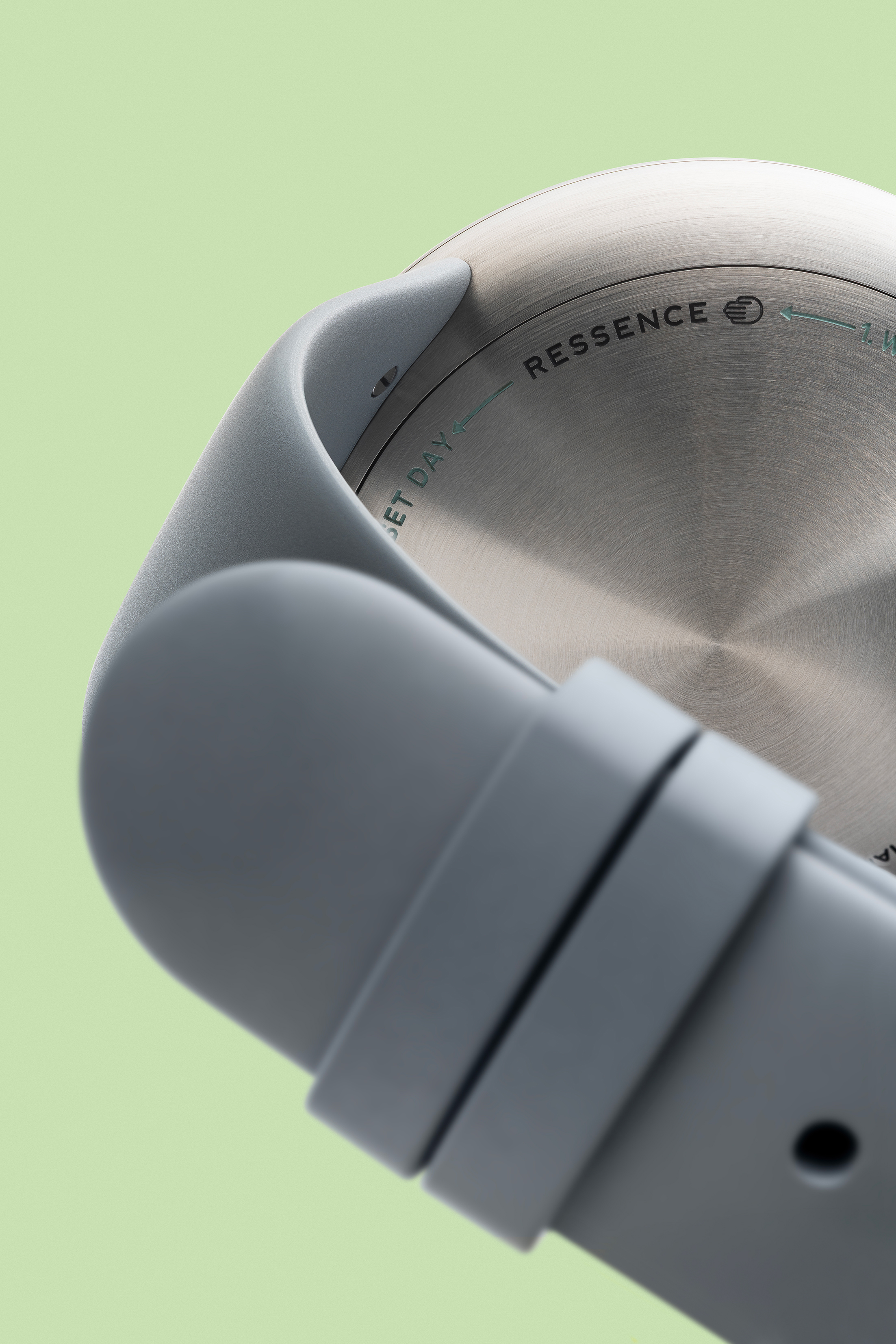 detail of Ressence and Marc Newson watch