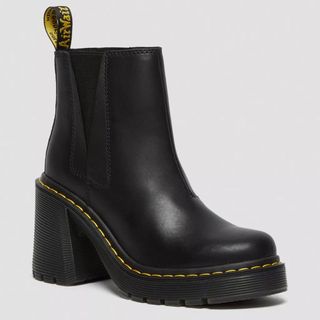 Dr. Martens Spence Leather Flared Heel Chelsea Boots