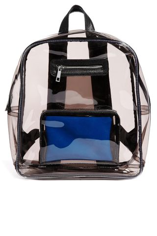 Asos Clear Backpack With Internal Coin Purse, £28