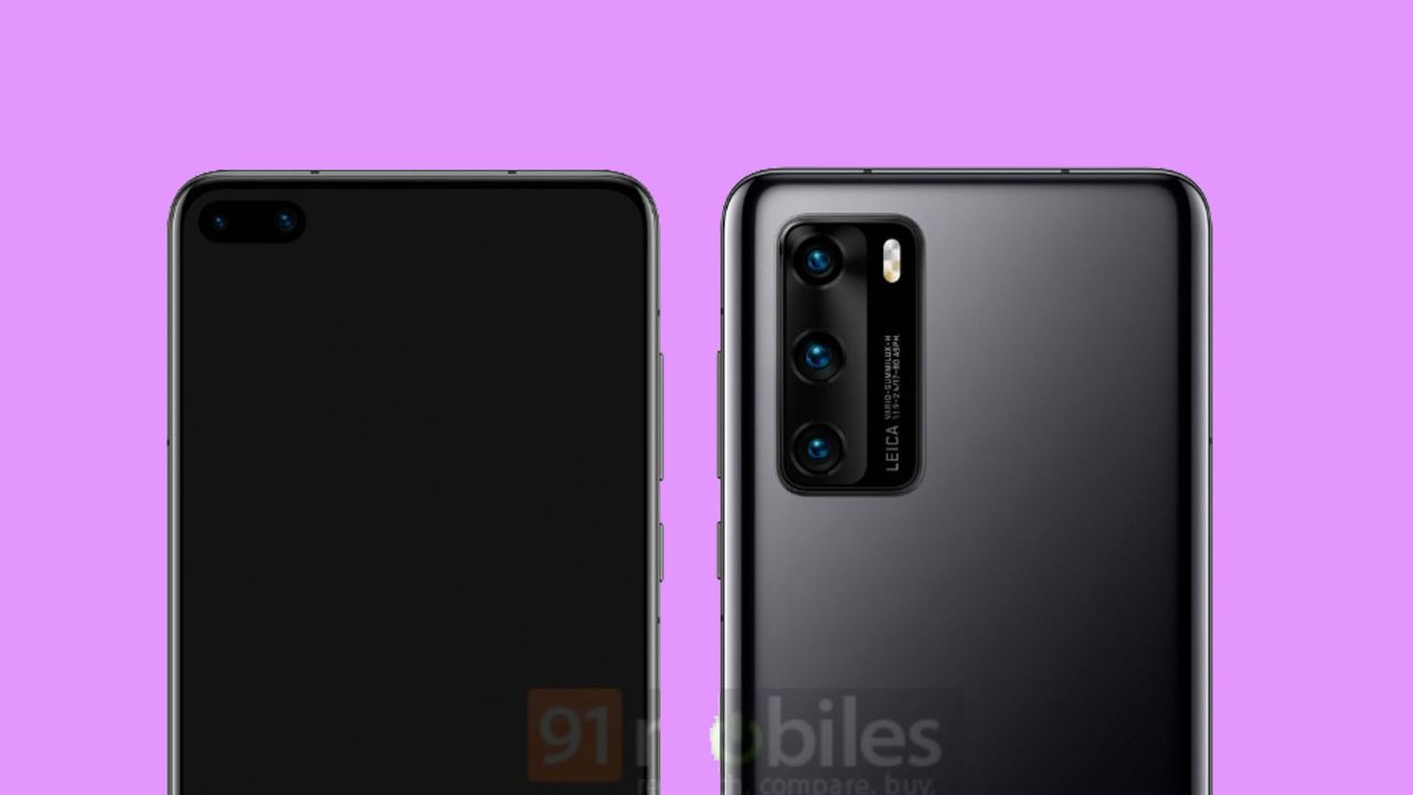 Huawei P40 render