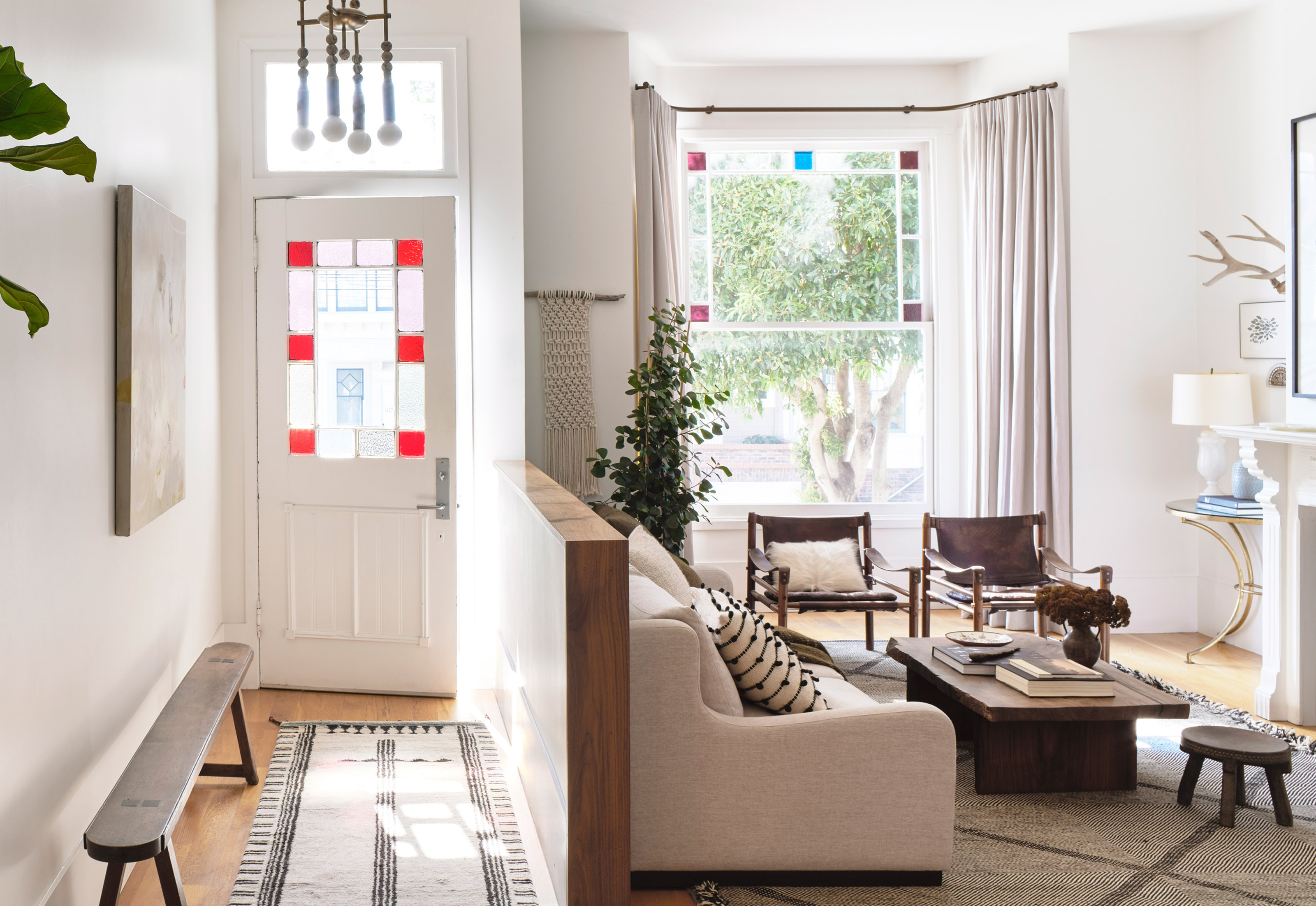 sitting area in foyer