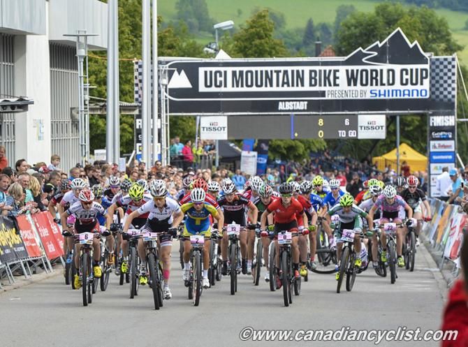 The start of the under 23 women's race