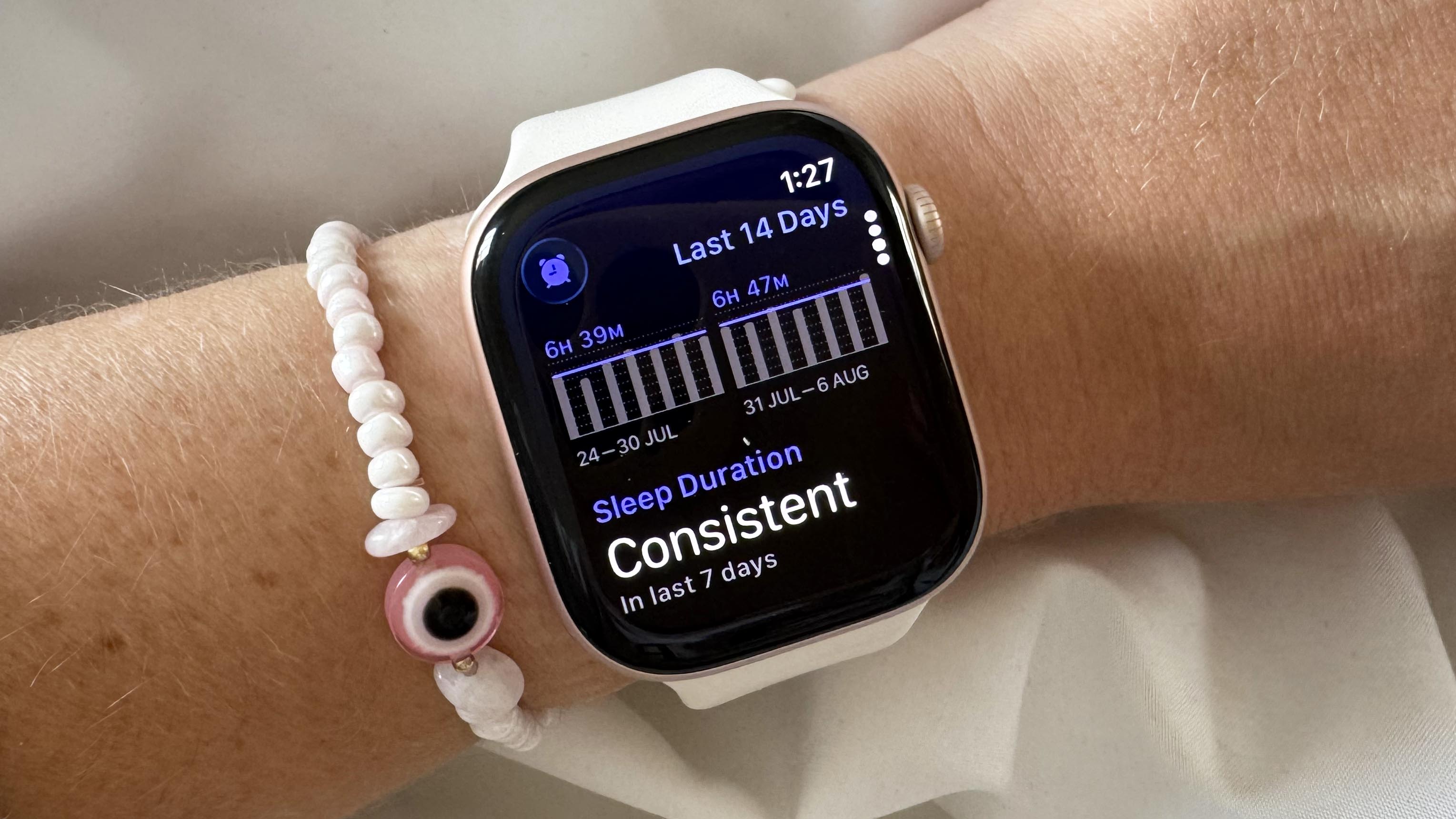 sleep duration on Apple Watch 10