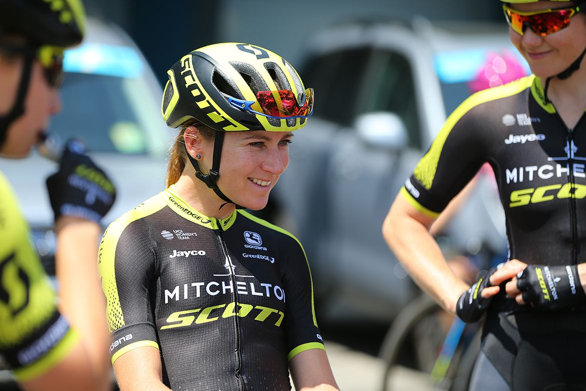 Annemiek Van Vleuten (Mitchelton-Scott) pre-race