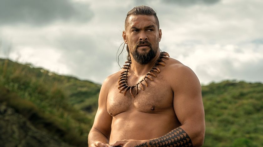 Ka&#039;iana (Jason Momoa) stands alone in a scene from Apple TV&#039;s &quot;Chief of War&quot;