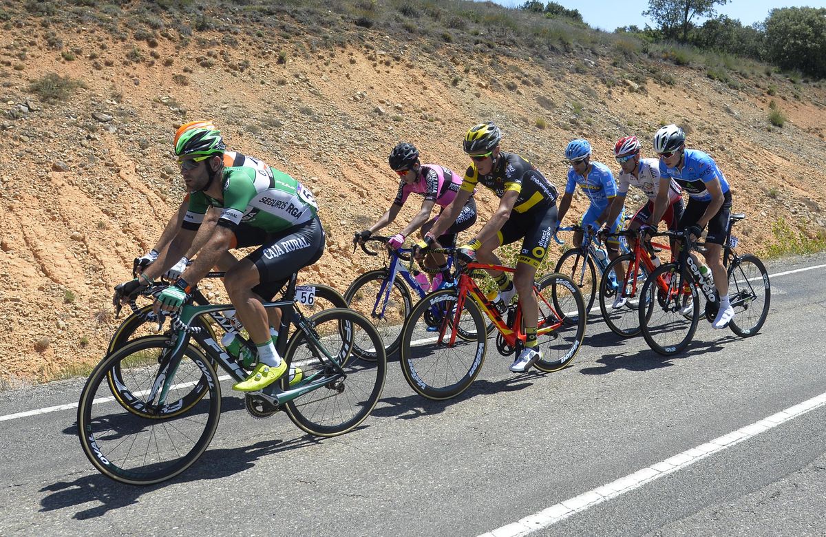 The breakaway rolls along