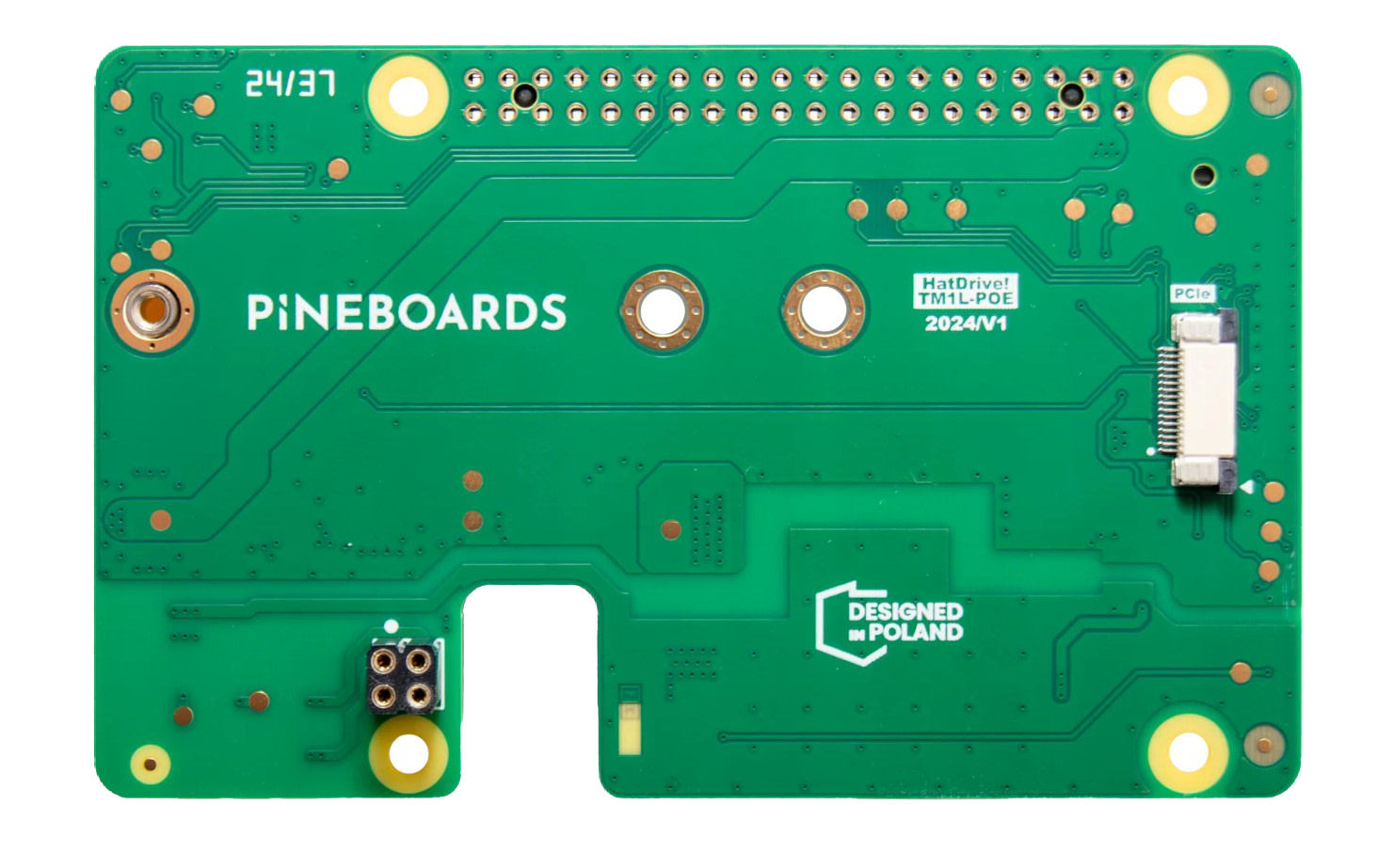 Pineboards HatDrive! PoE+