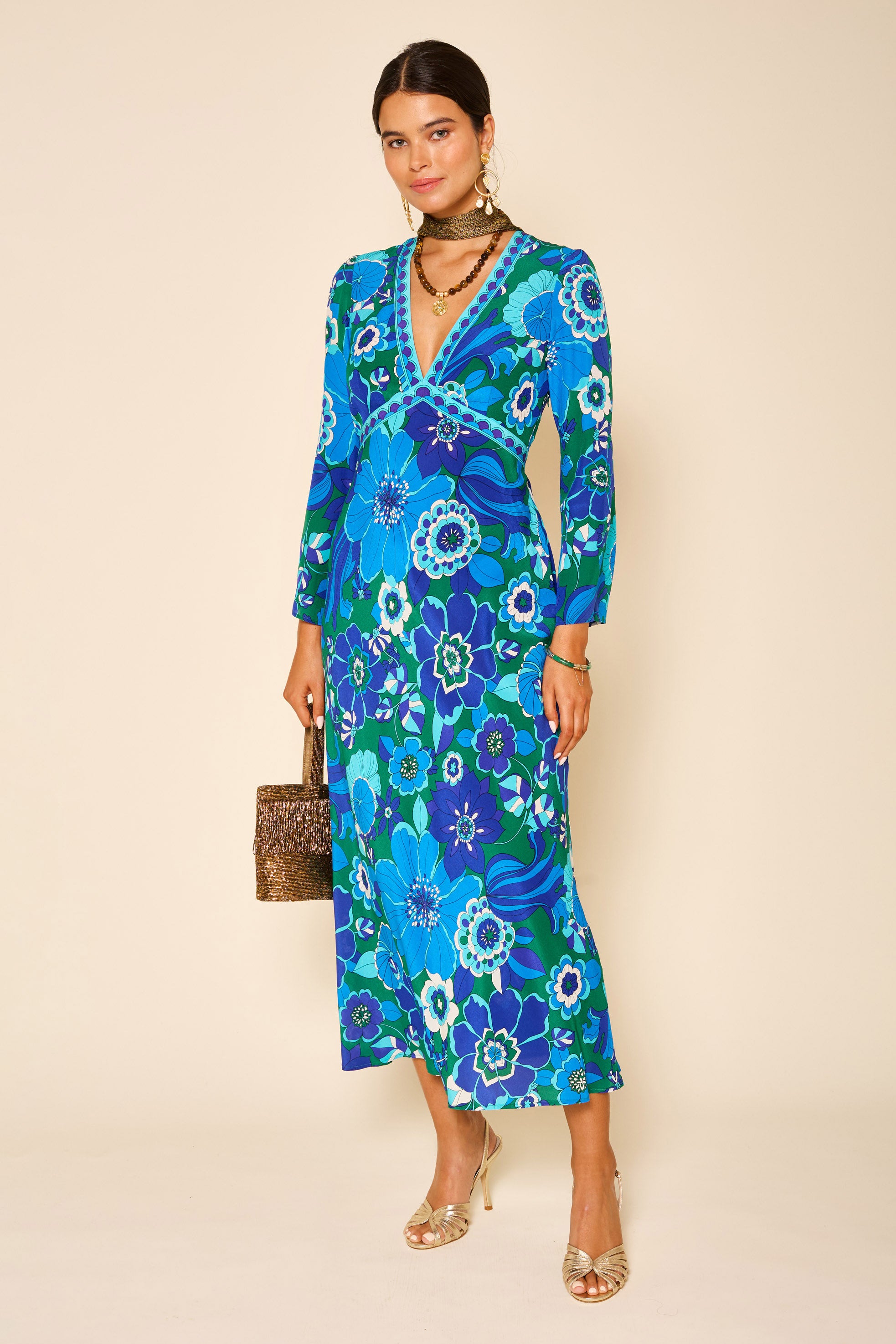 Tania - Miami Floral Emerald