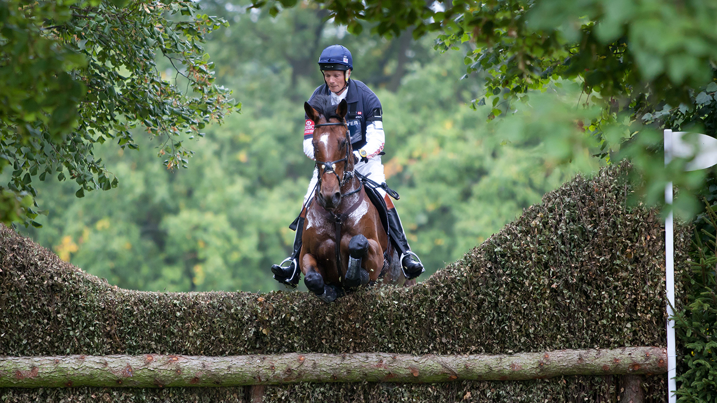 William Fox-Pitt on his way to winning Burghley 2011 on Parklane Hawk
