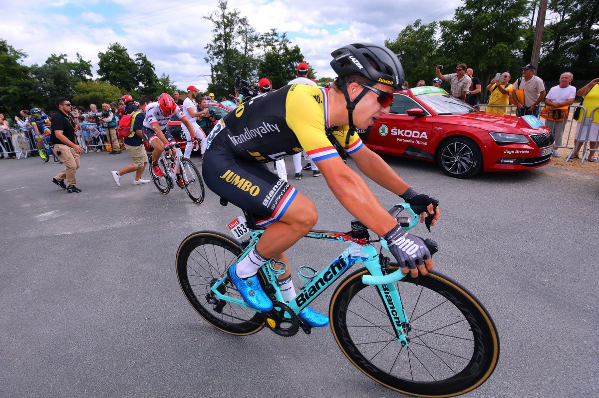 Dylan Groenewegen after the stage 10 sprint