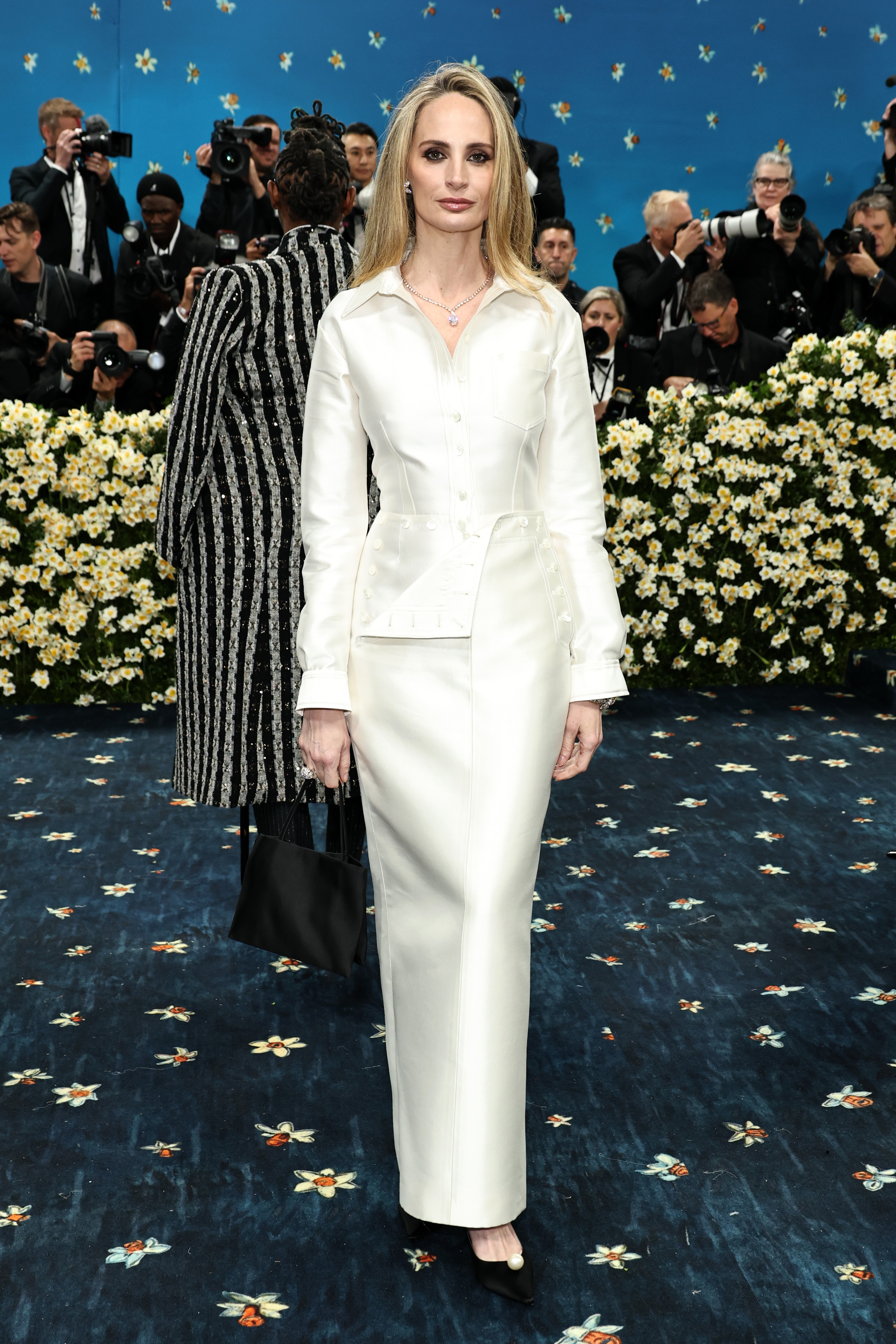 Lauren Santo Domingo attends the 2025 Met Gala Celebrating "Superfine: Tailoring Black Style" at Metropolitan Museum of Art on May 05, 2025 in New York City. (Photo by Jamie McCarthy/Getty Images)