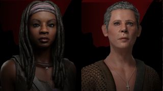 Michonne and Carol in The Walking Dead: Destinies