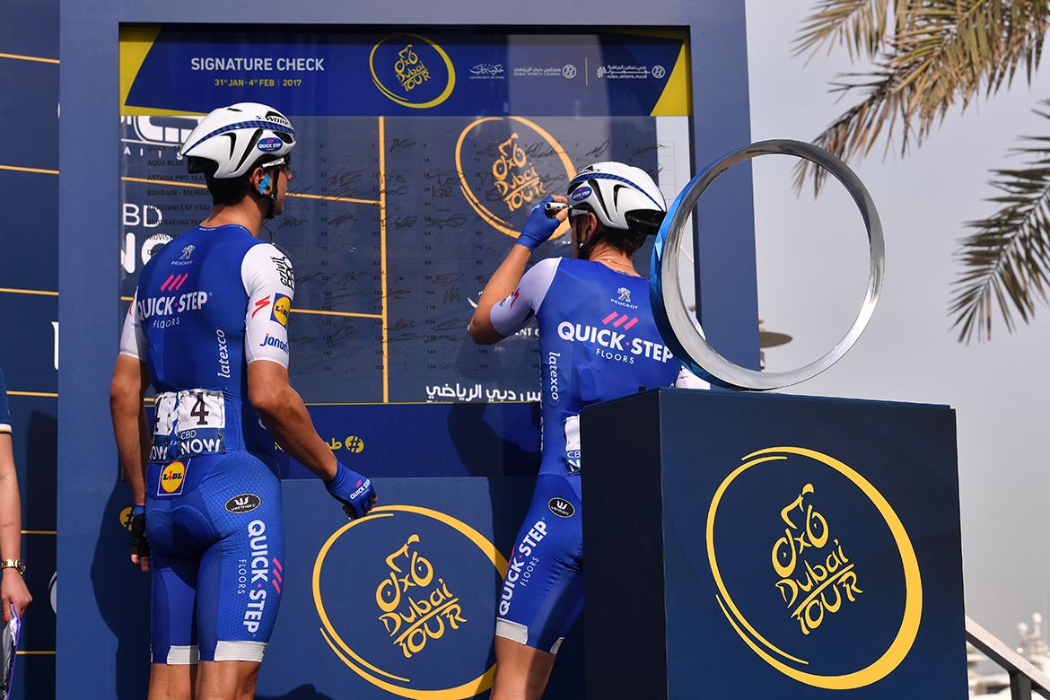 The Quick-Step team signs on