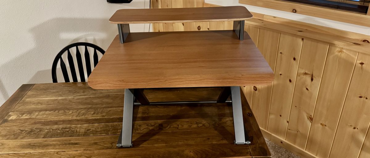 I reviewed the Branch Desk Riser and it's one of the most beautiful standing desk converters I've ever seen