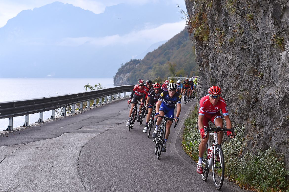 Rein Taaramae (Katusha) pushes the pace