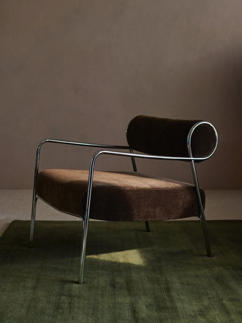 Hoxton Armchair, Chocolate Chenille