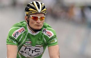 Andre Greipel (HTC-Columbia) was not impressed with the stage finish.