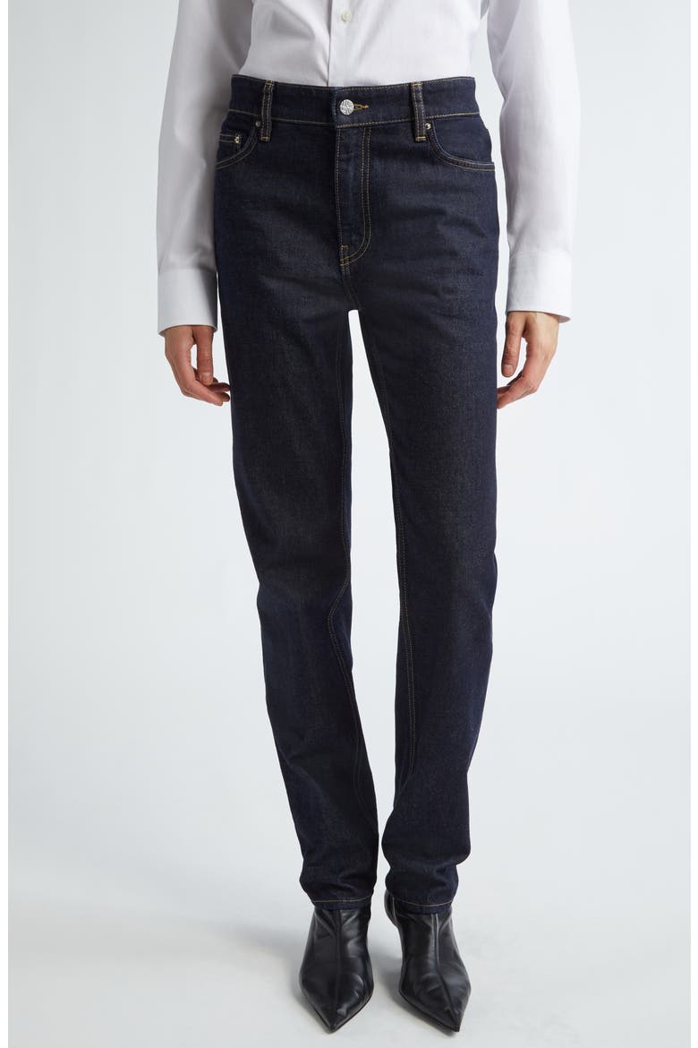 Low Rise Organic Cotton Tapered Straight Leg Jeans
