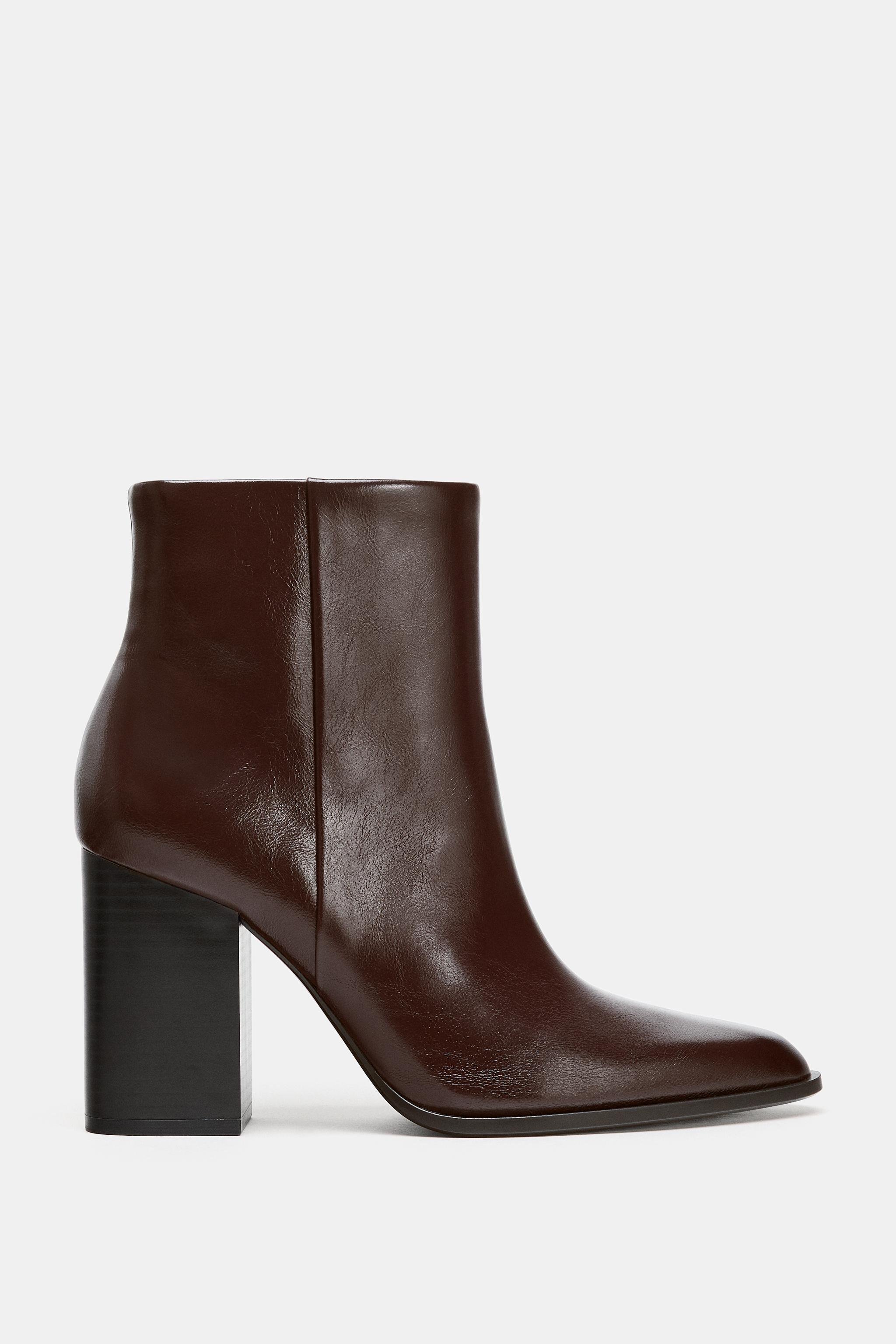 Wide Heel Ankle Boots