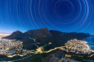 Cape Town, South Africa, night sky photo