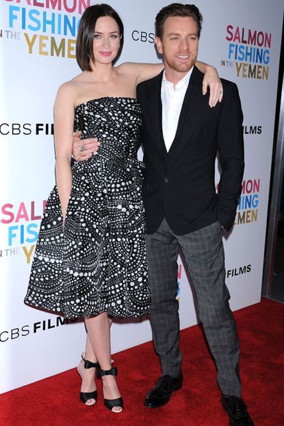 Emily Blunt and Ewan McGregor make a gorgeous couple at their premiere