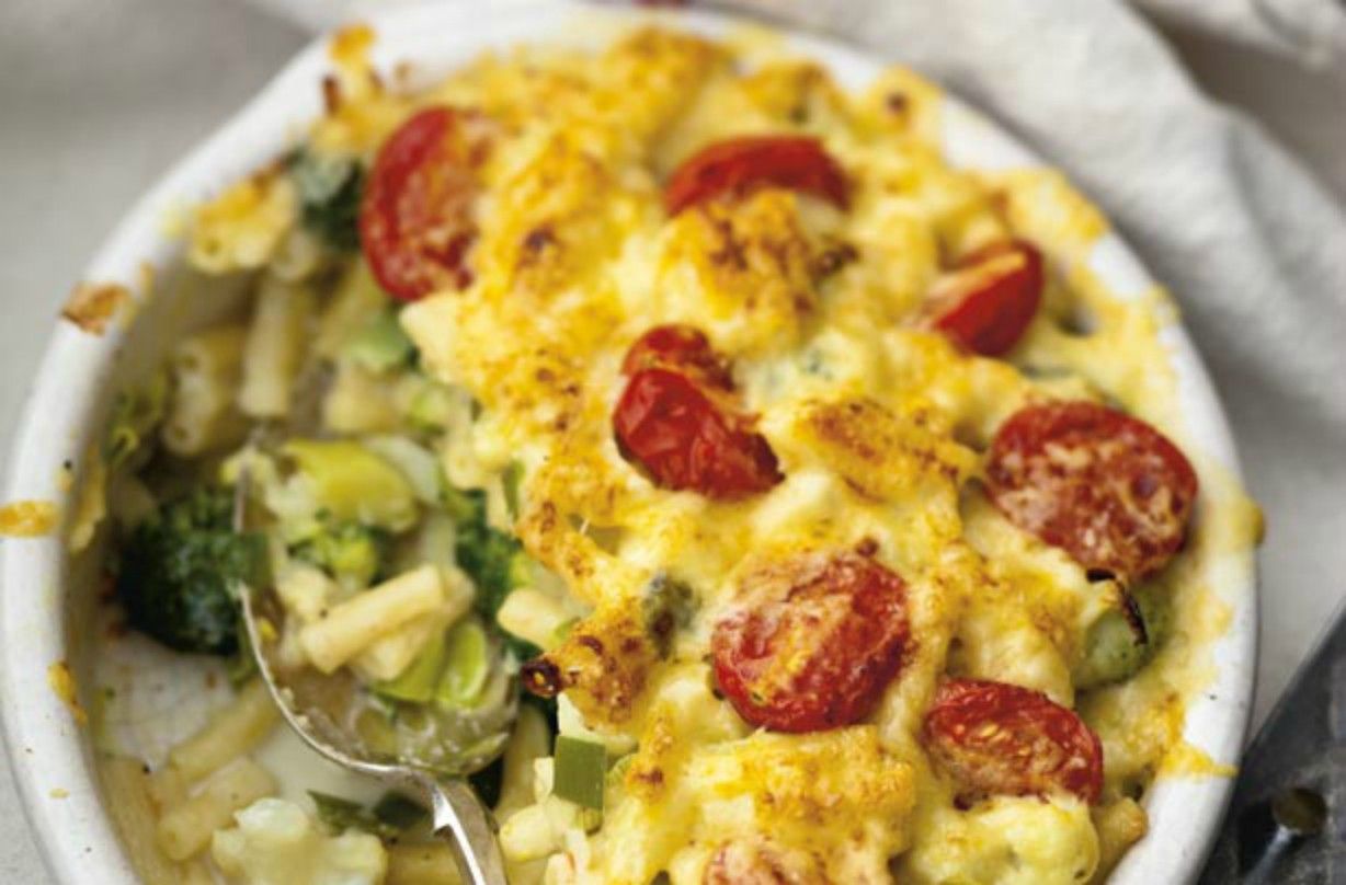 vegetable macaroni cheese