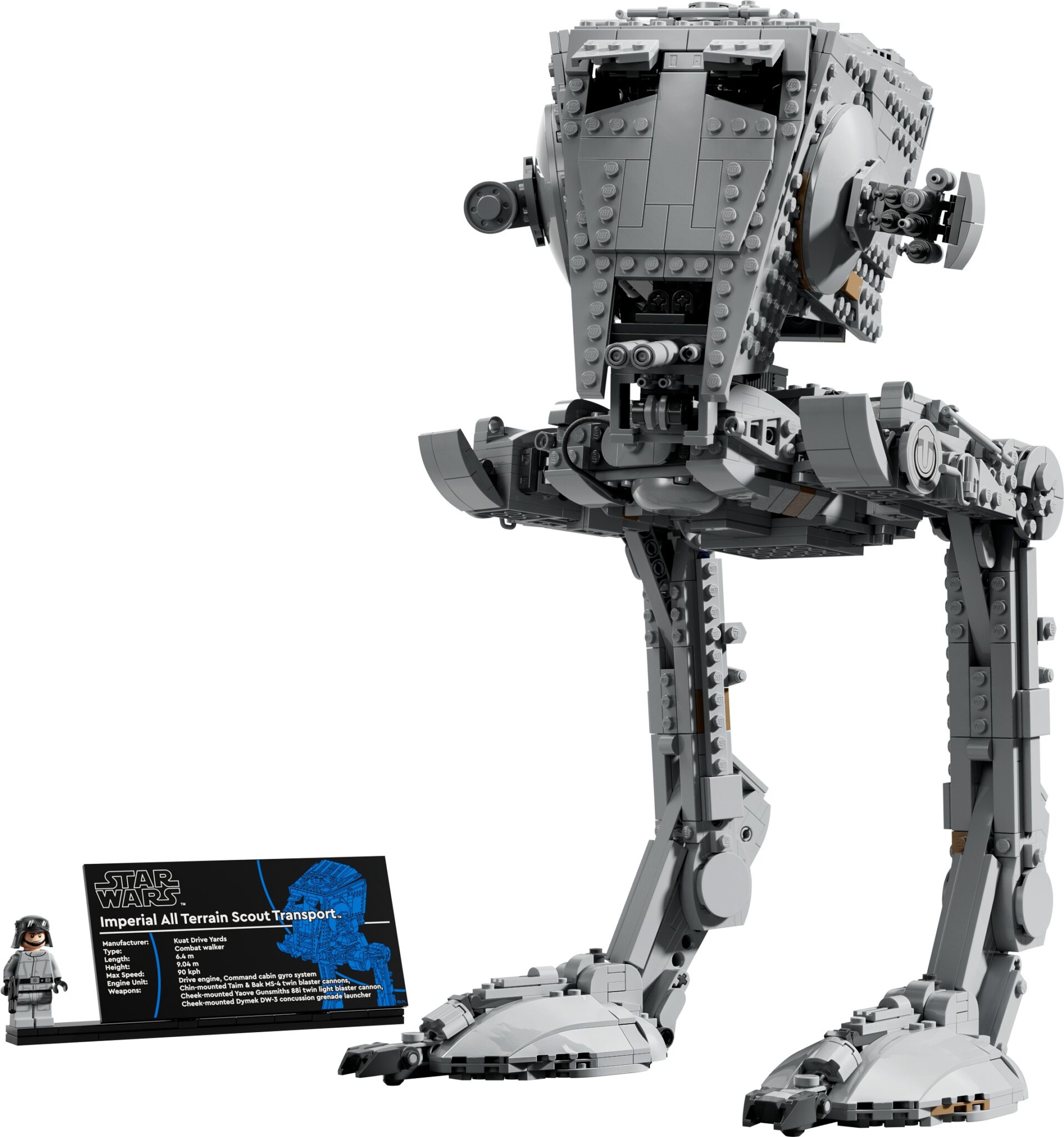 AT ST LEGO set from different angles 