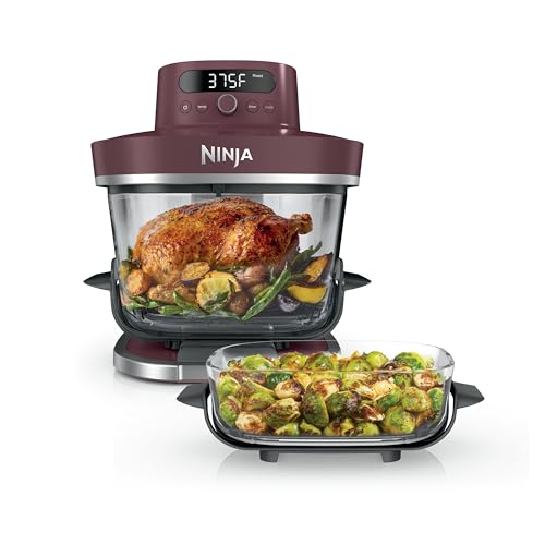 Ninja Crispi Pro Glass Air Fryer, 6-In-1, Cherry, As101rd1