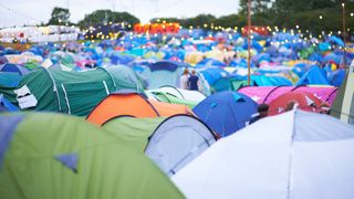 Festival campsite