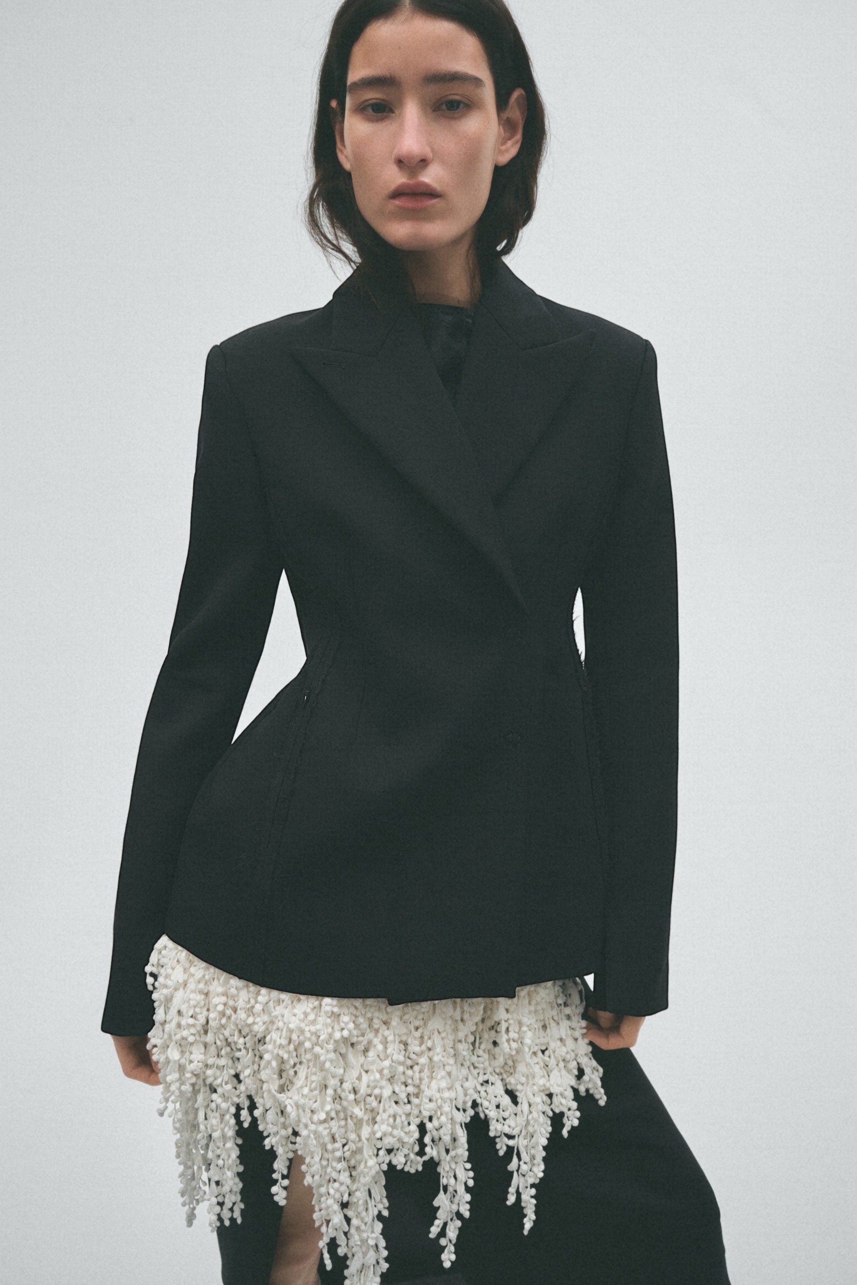 Double-Breasted Wool Blazer