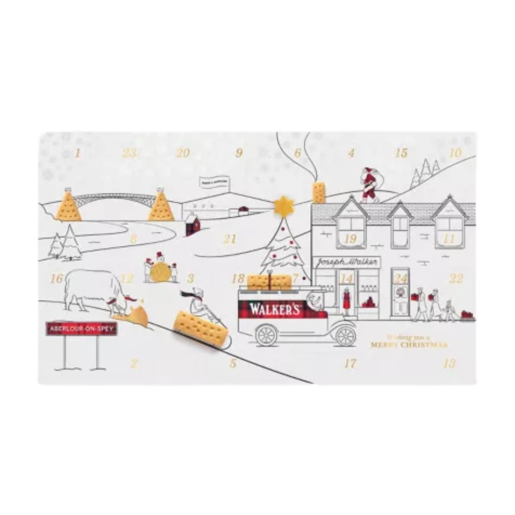 An image of the Walkers Shortbread Advent Calendar