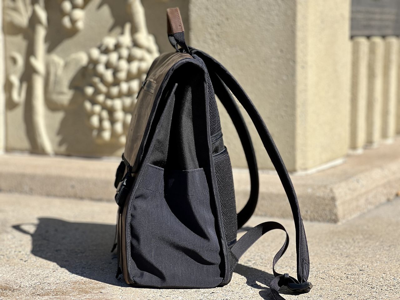 Waterfield Designs Tuck Backpack Side Empty