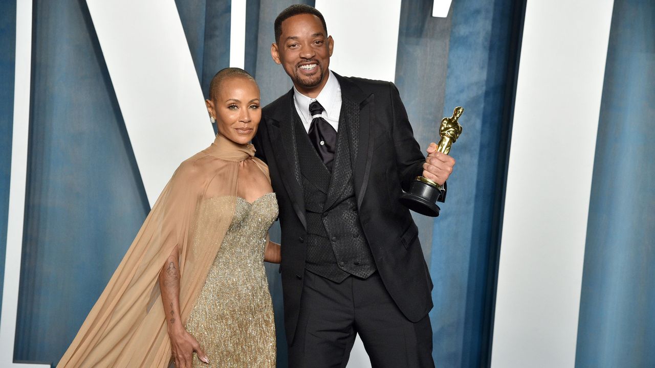 Will Smith and Jada Pinkett Smith at the 2022 Oscars