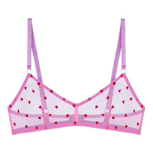 Priya Heart Embroidery Bralette