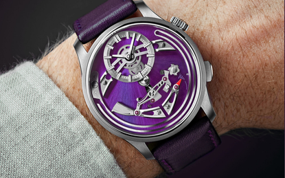 The Christopher Ward C1 Bel Canto in Purple.