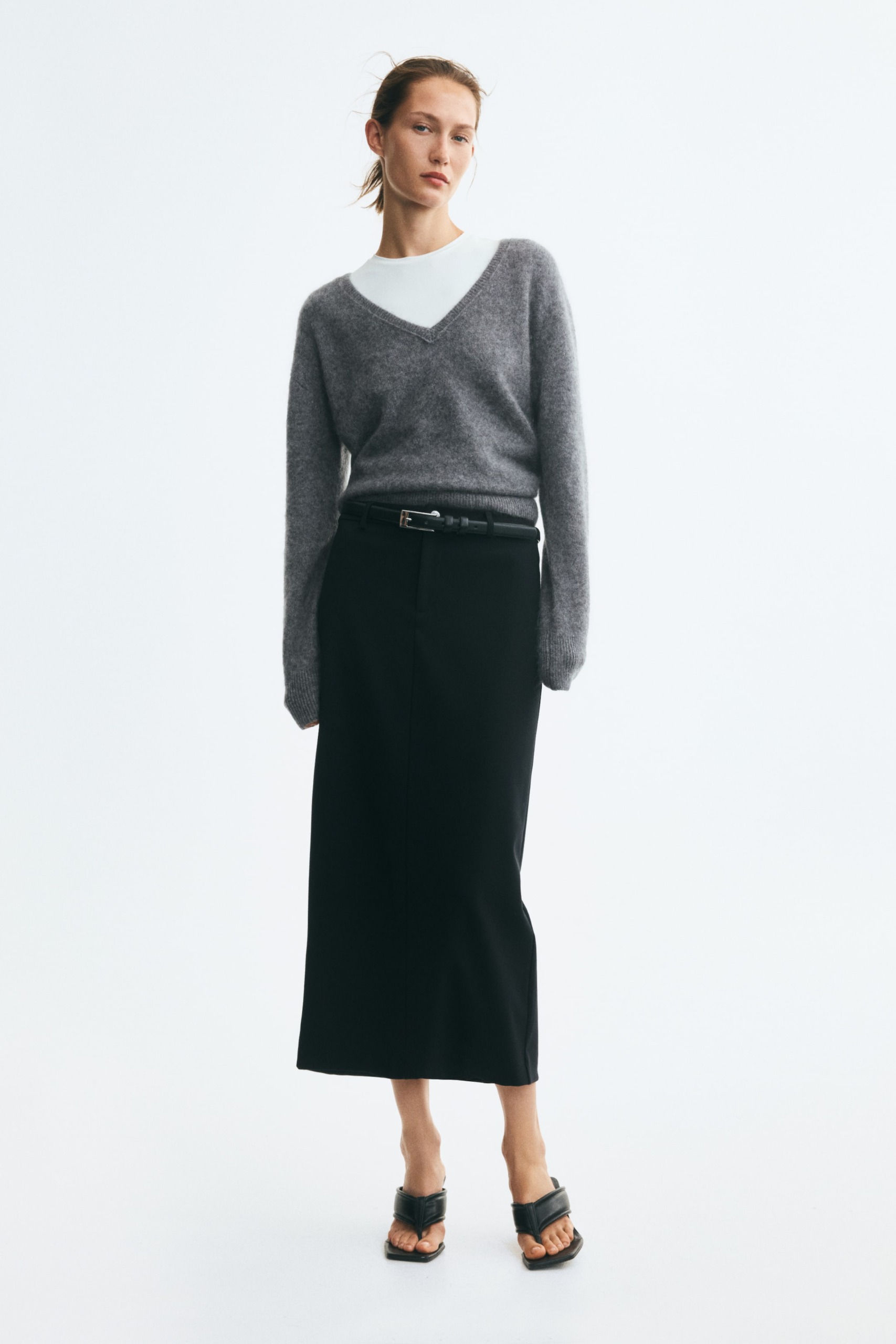 V-Neck Wool Jumper