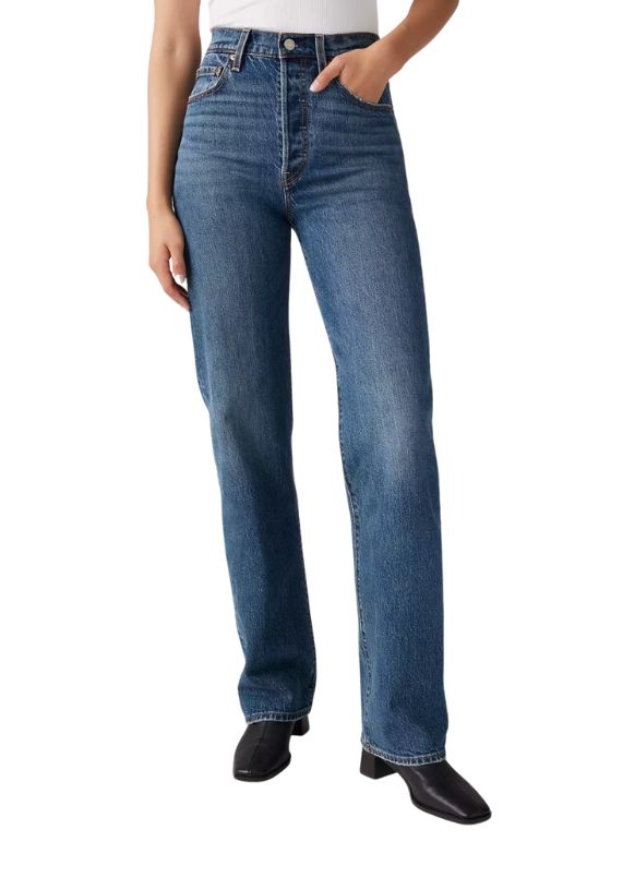 Image of straight leg jeans