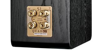 Quad S1 speaker terminals