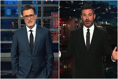Jimmy Kimmel and Stephen Colbert hunt down Trump op-ed mole