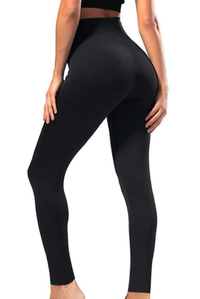 SATINA Womens High Waisted Capri Leggings for Women - Capri