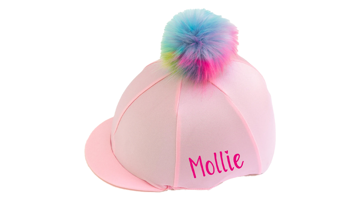 Luv Ponies Pink Rainbow Hat Cover