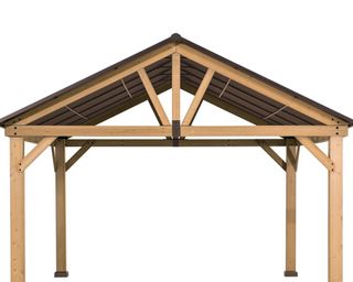 Steelside Avallone 13 Ft. W x 11 Ft. D Solid Wood Patio Gazebo