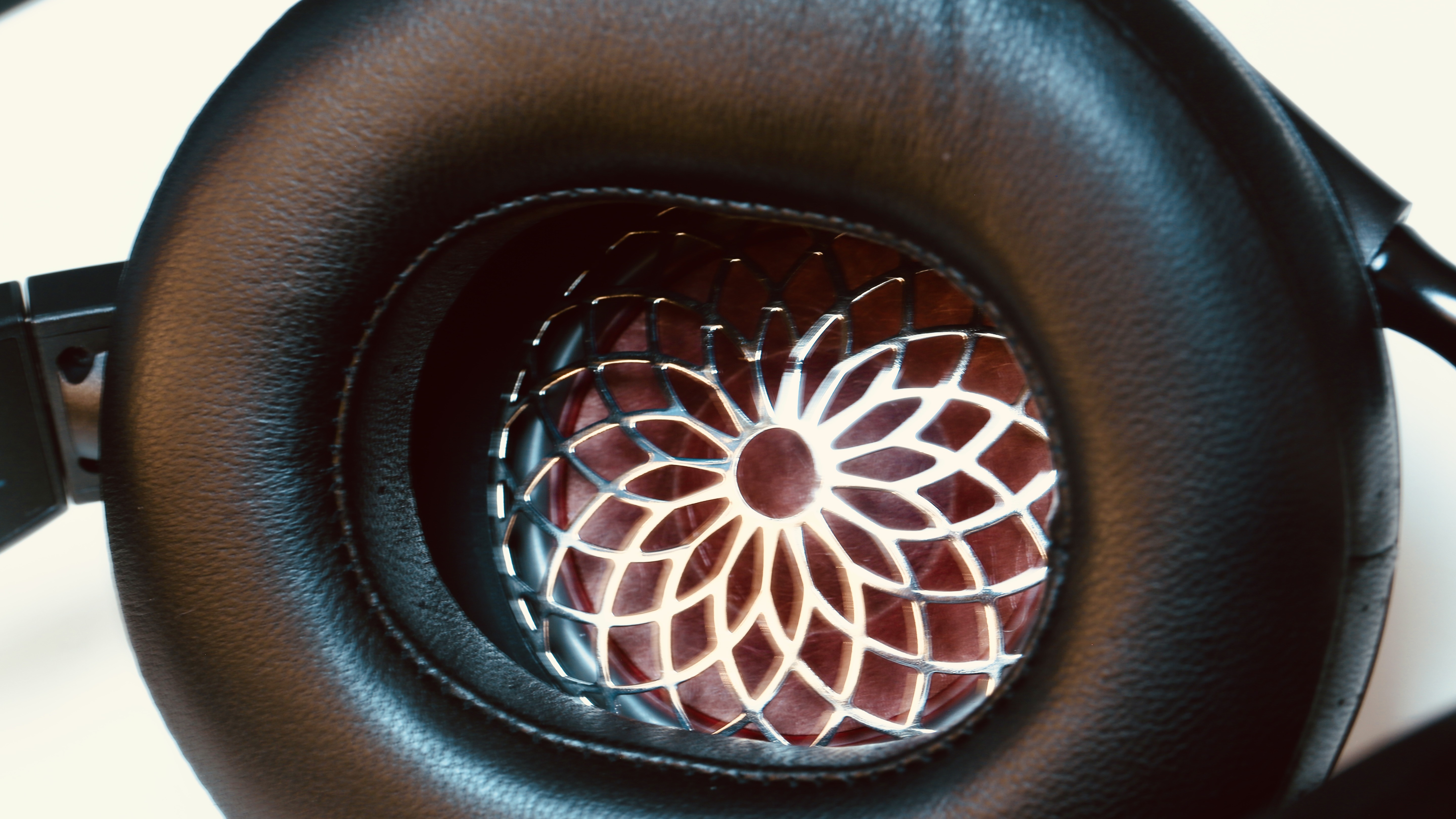 Fiio FT13 closeup of the inside of the earcup / driver grille