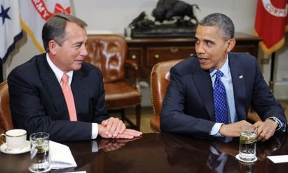House Speaker John Boehner (R-Ohio) and President Obama: Talking once again.