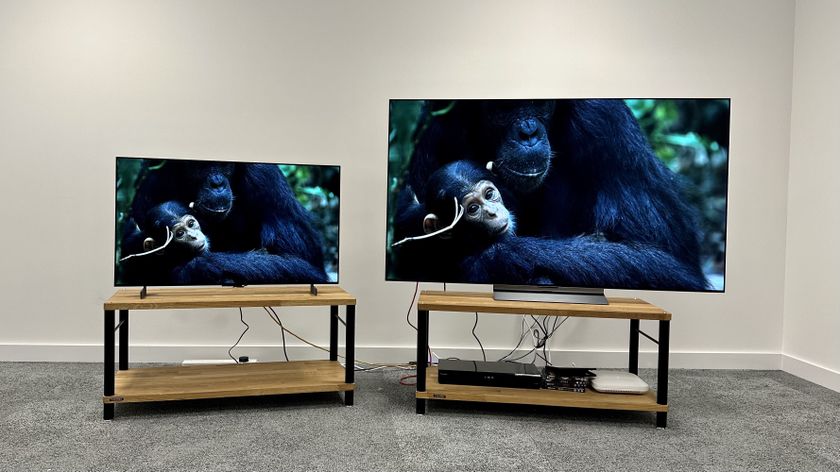 LG OLED42C3 and OLED65C3 in What Hi-Fi? test rooms