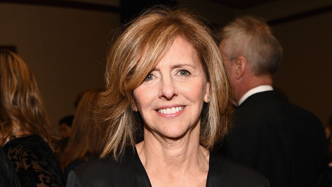 nancy meyers on a dark background