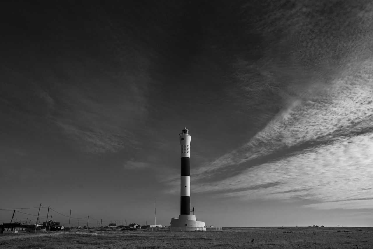 Dramatic image of a lighthouse